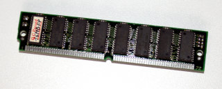 16 MB FPM-RAM mit Parity 60 ns PS/2-Simm Chips: 8x Hyundai HY5117400AJ-60 + 4x HY514100ALJ-60