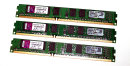 3 GB DDR3 RAM 240-pin (3x1GB) PC3-8500U nonECC Kingston...