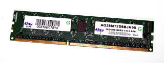 1 GB DDR3-RAM 240-pin PC3-10600E ECC-Memory   ATP AQ28M72D8BJH9S