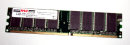 512 MB DDR-RAM 184-pin PC-3200U non-ECC CL2.5...