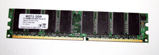 512 MB DDR-RAM 184-pin PC-3200U non-ECC  CL2.5   MDT M512-400-8A