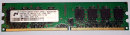 1 GB DDR2-RAM 240-pin 2Rx8 PC2-4200U non ECC  Micron MT16HTF12864AY-53ED4