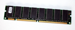 512 MB SD-RAM 168-pin PC-133 CL2 non-ECC  Chips: 16x Infineon HYB39S256800DT-7
