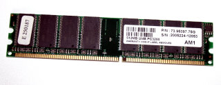 512 MB DDR-RAM 184-pin PC-3200U non-ECC    AM1 P/N: 77.95397.75G