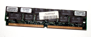 2 MB FPM-RAM 72-pin PS/2-Memory 512Kx36 Parity 80 ns  Samsung KMM536512BG-8   Compaq 118667-002