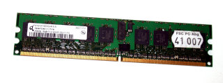 256 MB DDR2-RAM 240-pin Registered ECC 1Rx8 PC2-3200R Qimonda HYS72T32000HR-5-A