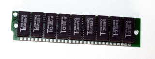 1 MB Simm 30-pin Parity 100 ns 9-Chip 1Mx9  Chips: 9x Toshiba TC511000J-10