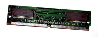 8 MB EDO-RAM  70 ns 72-pin PS/2 Memory Texas Instruments TM248GBK32U-70
