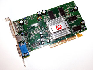AGP Grafikkarte ATI Radeon 9000 64M DDR TVO Sapphire PN 1024-2192-06-MD VGA/DVI/S-Video