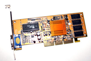 AGP 3D Videocard 1,5V/3,3V-AGP SIS 305  Elitegroup AG305-32  32 MB SD-RAM