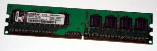 1 GB DDR2-RAM 240-pin PC2-5300U non-ECC  Kingston KVR667D2N5/1G