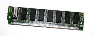 16 MB FPM-RAM 72-pin PS/2-Simm mit Parity 60 ns  Chips:8x Vanguard VG2617400EJ-6 + 4x Mosel Vitelic V53C400HK50