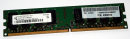 2 GB DDR2-RAM 240-pin 2Rx8 PC2-5300U non-ECC  Qimonda...