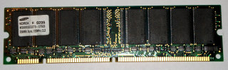 256 MB SD-RAM PC-133 non-ECC CL3  Samsung M366S3323CT0-C75Q0