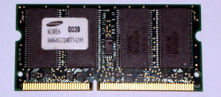 128 MB SO-DIMM PC-100 SD-RAM 144-pin Laptop-Memory  Samsung M464S1724BT1-L1H