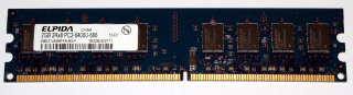 2 GB DDR2-RAM 240-pin 2Rx8 PC2-6400U non-ECC  Elpida EBE21UE8AFFA-8G-F