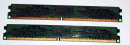 1 GB Kit DDR2-RAM (2 x 512 MB) PC2-6400U non-ECC Kingston KVR800D2N5K2/1G 5431