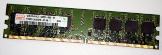 1 GB DDR2-RAM 240-pin 2Rx8 PC2-6400U non-ECC  Hynix HYMP512U64CP8-S5 AB-T