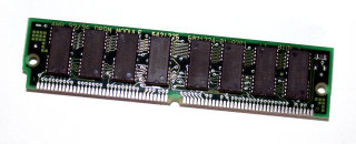 4 MB FPM-RAM 72-pin PS/2 Parity 70 ns Chips: 8x Hyundai HY514400AJ-70S + 4x Texas Instruments TMS4C1024DJ-70