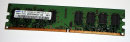 2 GB DDR2-RAM 240-pin 2Rx8 PC2-5300U CL5 MHz Samsung...