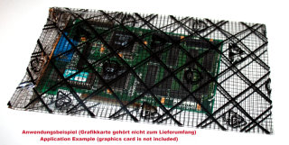 25 Stück ESD Beutel / Tüten (Anti Static Conductive Grid) 150 x 250 mm (90 µm)