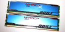 2 GB DDR3 RAM-Kit  (2x 1 GB) 240-pin PC3-10600U HyperX...