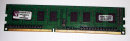 1 GB DDR3 RAM 240-pin PC3-10600U nonECC Kingston...