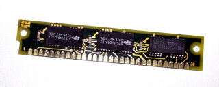 1 MB Simm 30-pin mit Parity 70 ns 3-Chip 1Mx9  Chips: 2x PP ST514400J-07 + 1x Hyundai HY531000J-70