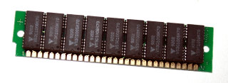 1 MB Simm 30-pin mit Parity 70 ns 9-Chip 1Mx9  Chips: 9x Vitelic V53C100BK70