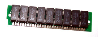 1 MB Simm 30-pin 70 ns 9-Chip 1Mx9 Parity  Chips: 9x MDT 51C1000CJB-7