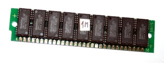 1 MB Simm 30-pin mit Parity 80 ns 9-Chip 1Mx9  Chips: 9x GoldStar GM71C1000J80