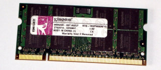 1 GB DDR2-RAM 200-pin SO-DIMM PC2-4200S  Kingston KTD-INSP6000A/1G   99..5295
