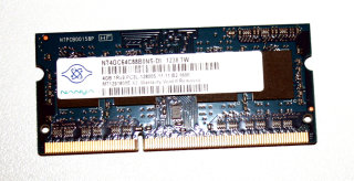 4 GB DDR3-RAM 204-pin SO-DIMM 1Rx8 PC3L-12800S  CL11  Nanya NT4GC64C88B0NS-DI