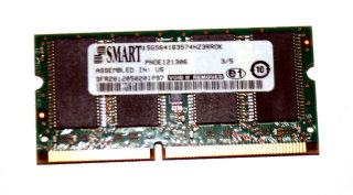 128 MB SO-DIMM 144-pin SD-RAM PC-133  Smart SG564163574NZ3RROK