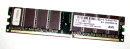 512 MB DDR-RAM 184-pin PC-3200U non-ECC   AM1 P/N:...