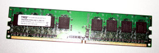 512 MB DDR2-RAM 240-pin PC2-5300U non-ECC TRS TRSDD2512M64U-667CL5BZX-8