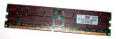 2 GB DDR-RAM 184-pin 2Rx8 PC-2700R CL3 Registered-ECC...