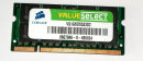 1 GB DDR2 RAM 200-pin SO-DIMM PC2-4200S   Corsair...