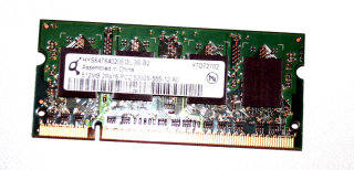 512 MB DDR2-RAM 200-pin SO-DIMM 2Rx16 PC2-5300S  Qimonda HYS64T64020EDL-3S-B2