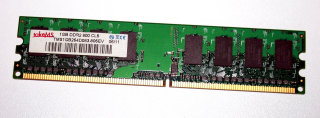 1 GB DDR2-RAM 240-pin PC2-6400U non-ECC CL5  takeMS TMS1GB264D083-805EV