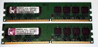 2 GB DDR2-RAM Kit (2 x 1GB) 240-pin PC2-6400U non-ECC...