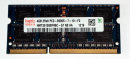 4 GB DDR3-RAM 2Rx8 PC3-8500S für Notebooks  Hynix...