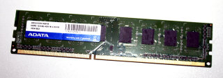 4 GB DDR3 RAM 240-pin PC3-10600 nonECC   Adata AD3U1333C4G9-B