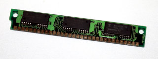 1 MB Simm 30-pin 60 ns 3-Chip 1Mx9 Chips: 2x Fujitsu 814400H-60 + 1x 81C1000A-70