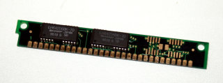 256 kB Simm 30-pin 70 ns 2-Chip 1Mx8 non-Parity Chips: 2x Sharp LH64256BK-70