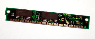 4 MB Simm 30-pin 60 ns 2-Chip 4Mx8 non-Parity Chips: 2x Panasonic MN4117400CSJ-06