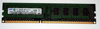 2 GB DDR3-RAM 240-pin 1Rx8 PC3-10600U non-ECC  Samsung M378B5773CH0-CH9