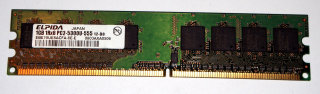 1 GB DDR2 RAM 1Rx8 PC2-5300U non-ECC  Elpida EBE10UE8ACFA-6E-E