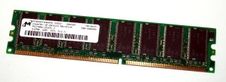 512 MB DDR-RAM 184-pin PC-2700U non-ECC  CL2.5  Micron MT8VDDT6464AG-335D2