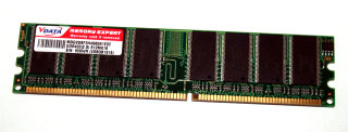 512 MB DDR-RAM 184-pin PC-3200U nonECC CL2.5 VDATA MDGVD5F3H4860N1E02